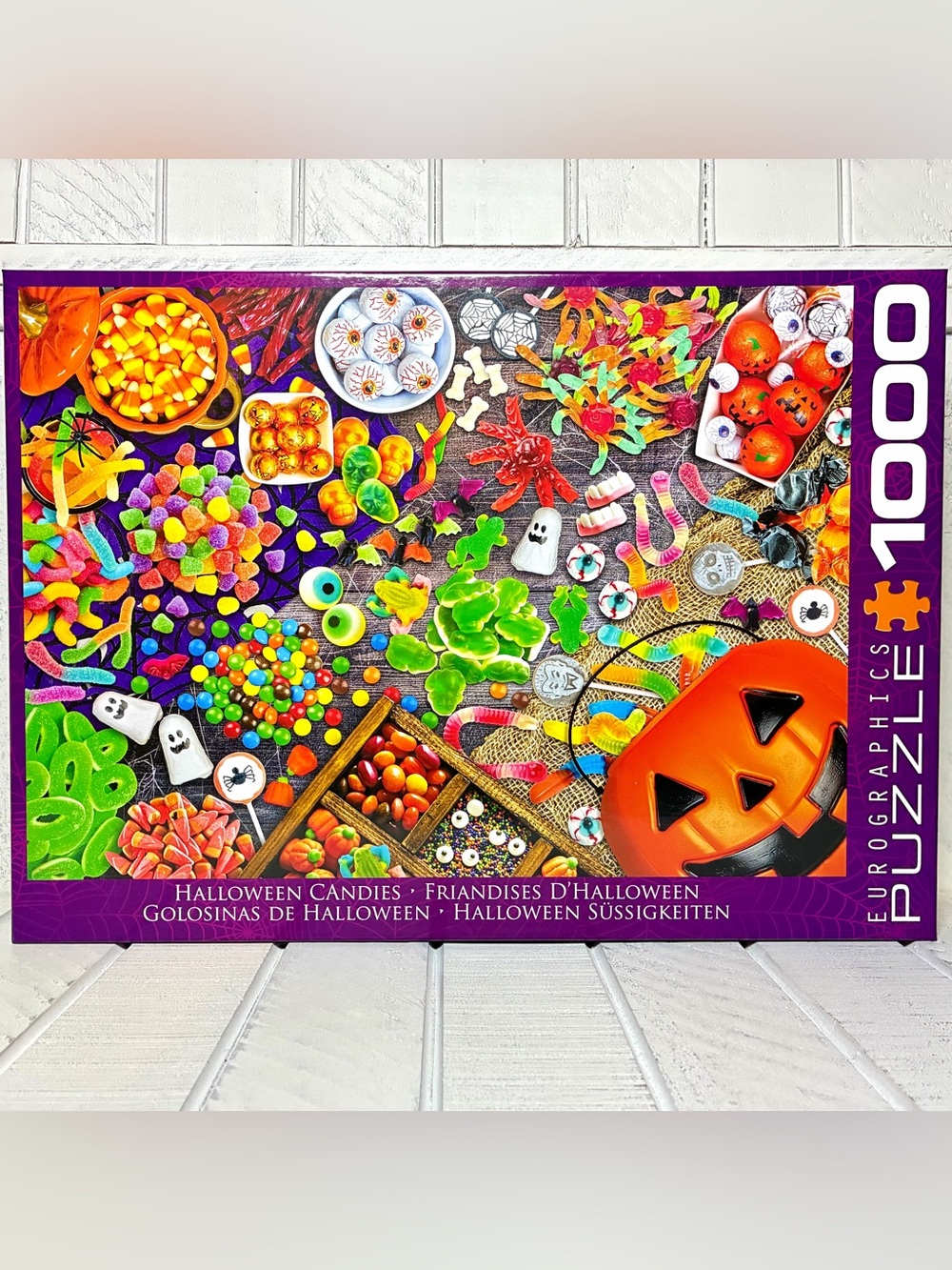 Eurographics Halloween Candies Jigsaw Puzzle 1000 Pieces Interlocking Cardboard